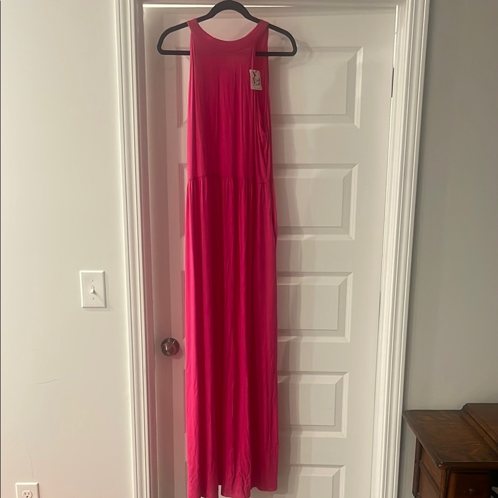 NWT Elegant Pink Maxi Dress